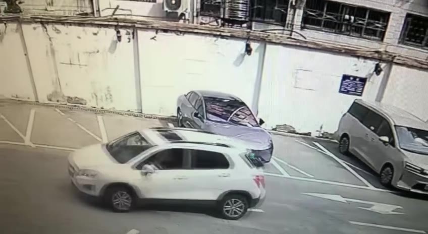 倒车入库撞车 怎么学的驾照（视频 1/1）