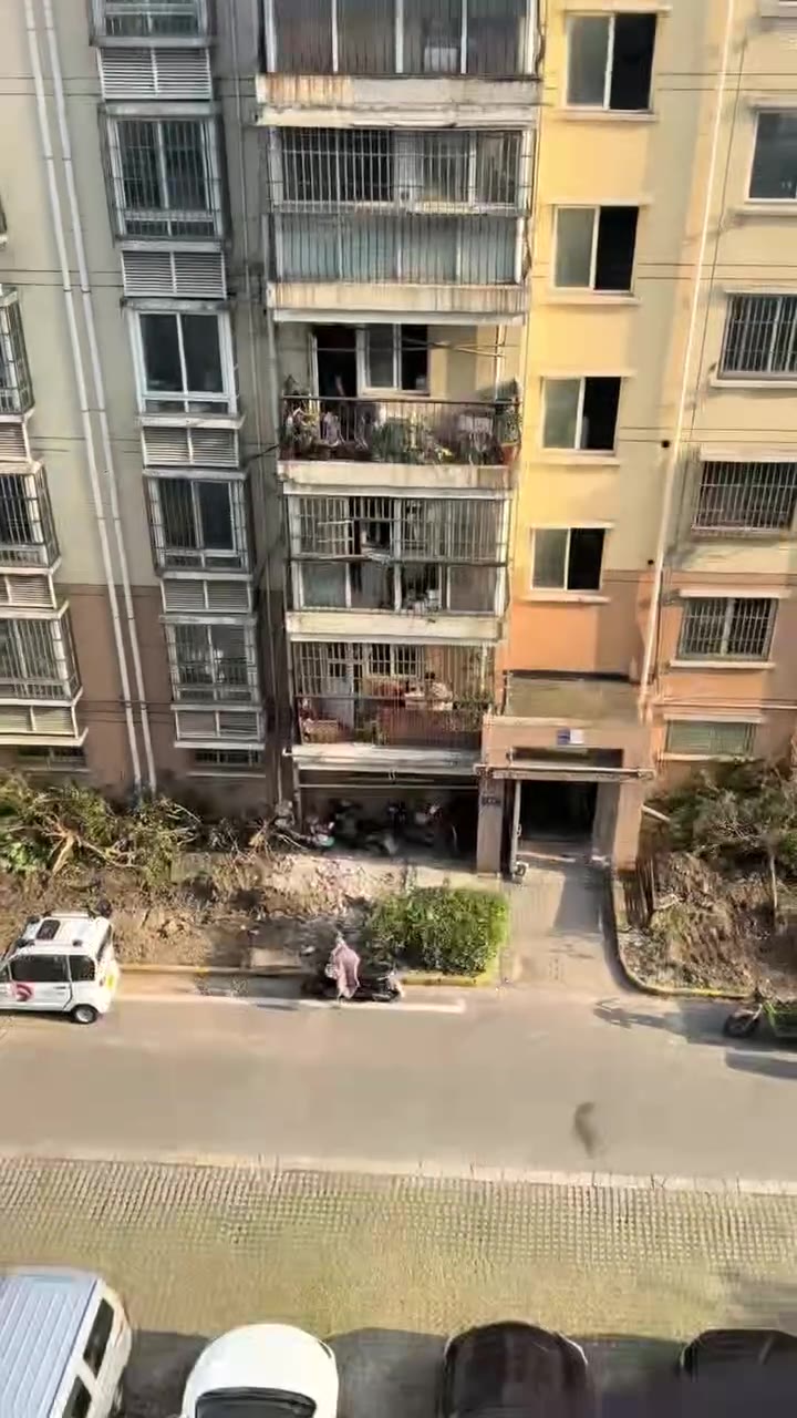😐 #高空坠物 这样乱丢垃圾（视频 1/1）