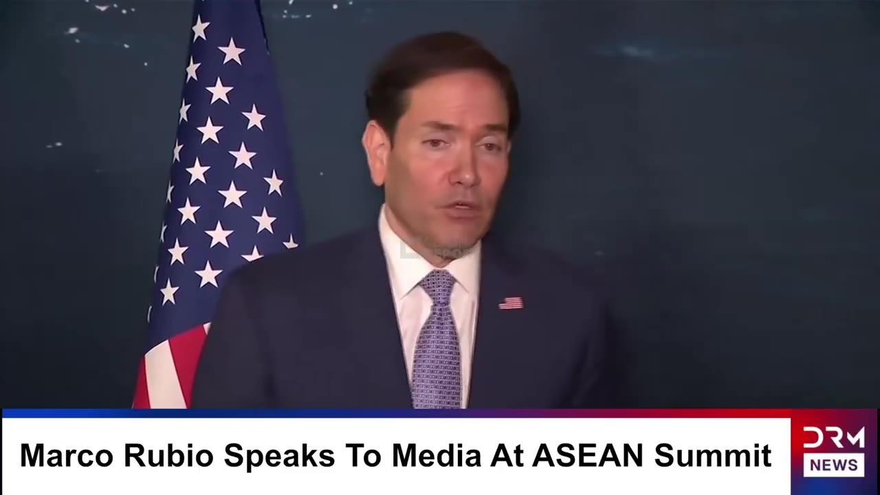 卢比奥： 我特别想告诉你们其中一点，那就是他们已经非常明确地表示，不支持对通过国际水域的全球航运收取通行费或实施任何限制。像中国这样的国家做出这样的表态是非常…