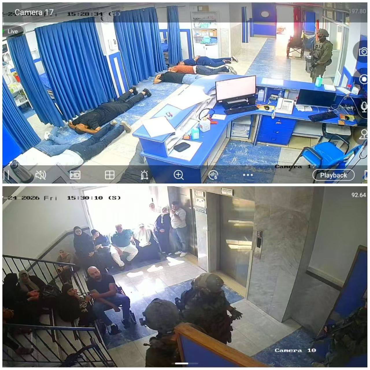 巴勒斯坦🇵🇸 以色列军士兵强攻巴勒斯坦纳布卢斯（图片 1/2）